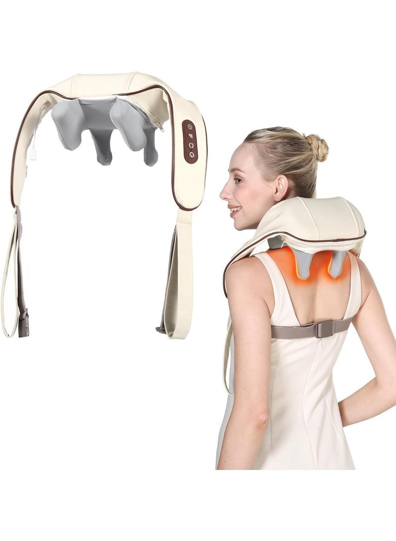BIG CLICK Mini Neck Massager, Shiatsu Back Neck Massager with Heat, Electric Massager for Back & Shoulder, Massage Pillow for Neck, Back, Shoulder, Leg, Deep Massage at Home for Muscle Relaxation - Image 1